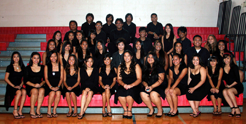 Concert Choir Group Picture at 2008 Winter Concert