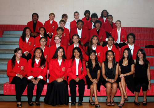 Concert Band picture taken at 2008 Winter Concert